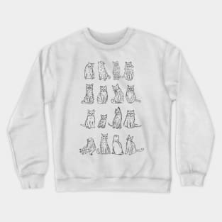 Taxonomy of Cat Breeds Crewneck Sweatshirt